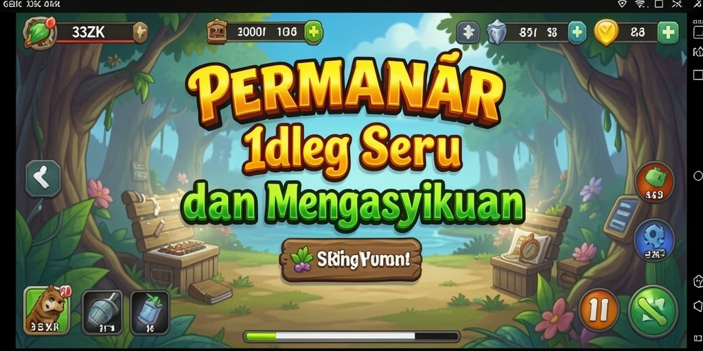 Tampilan gameplay 33ZK yang menarik dan penuh warna.