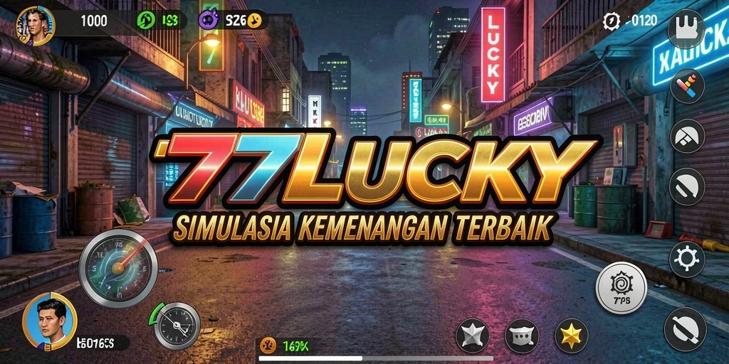 Tampilan menarik dari gameplay 777LUCKY yang mendebarkan.