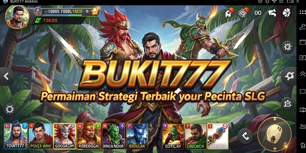 Tampilan gameplay seru di BUKIT777 dengan aksi strategi intens.