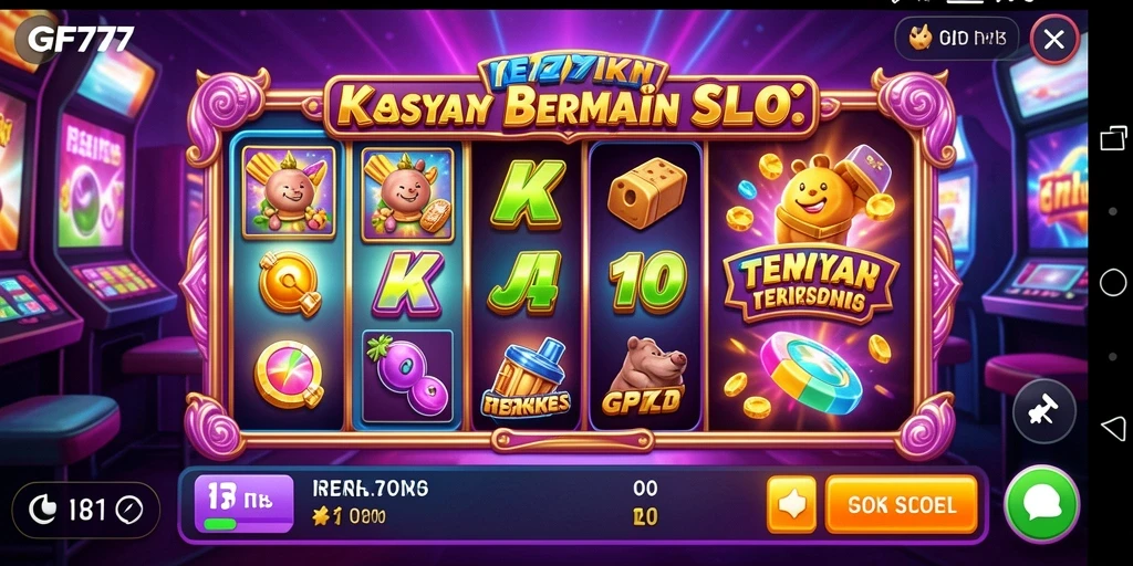 Tampilan gameplay menarik dari slot GF777 yang menghibur.