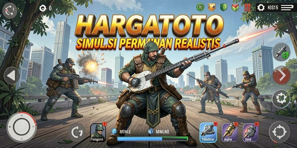 Screenshot HARGATOTO menampilkan gameplay simulasi yang mendalam dan interaktif.
