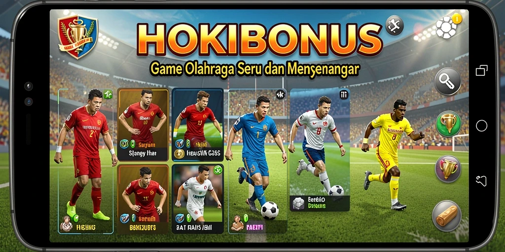 Gameplay seru HOKIBONUS dengan aksi olahraga yang mendebarkan.
