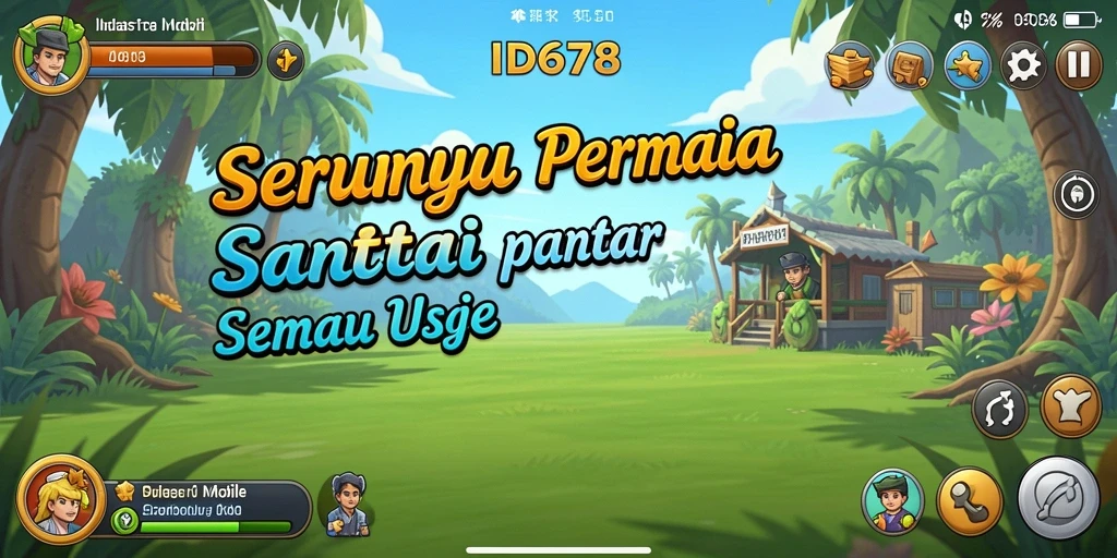Tangkapan layar ID678 menampilkan gameplay yang menarik dan penuh warna.