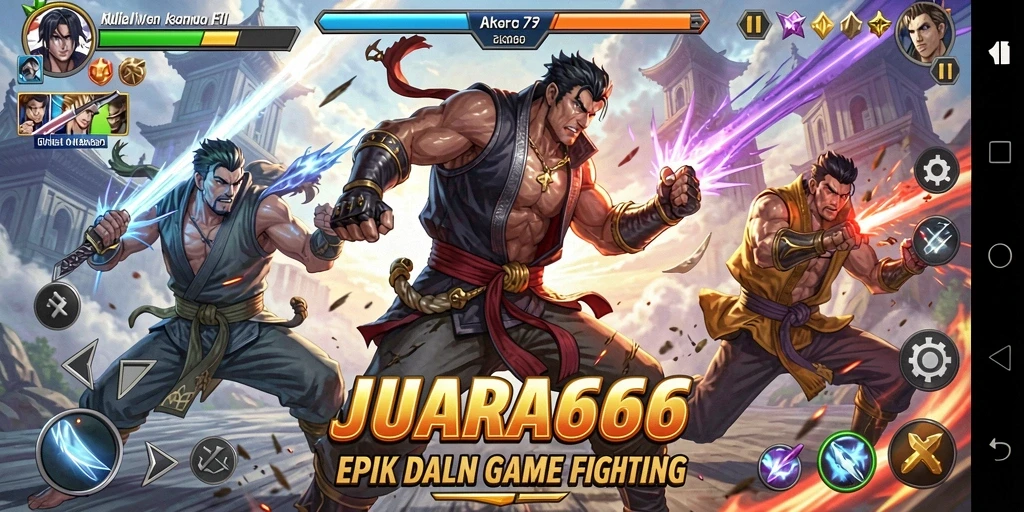 Tampilan seru dalam JUARA666 menampilkan pertarungan penuh aksi.