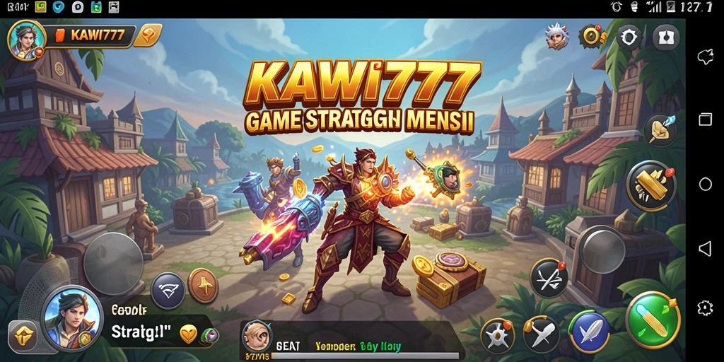 Tampilan gameplay KAWI777 yang menegangkan dan strategis.