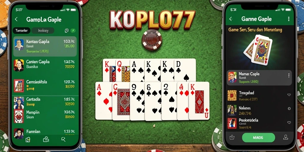 Gameplay KOPLO77 yang seru dan menantang dengan grafis menarik.