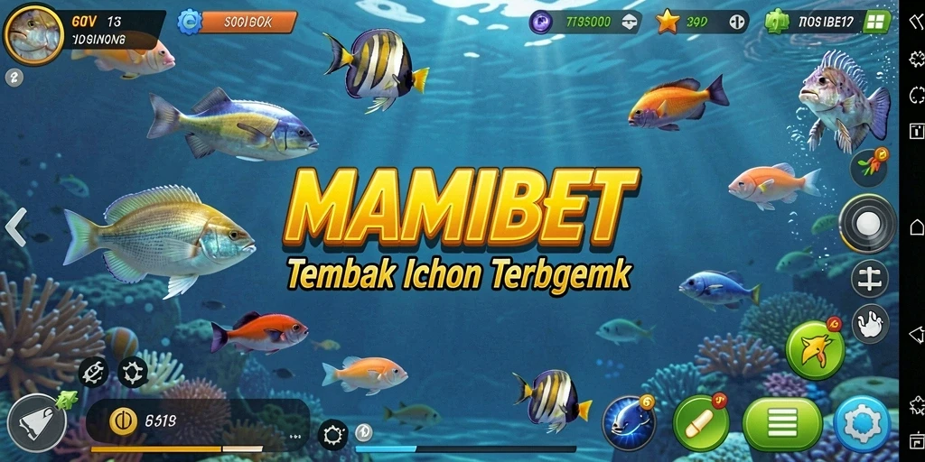 Tampilan gameplay menghadirkan sensasi Tembak Ikan yang menarik.