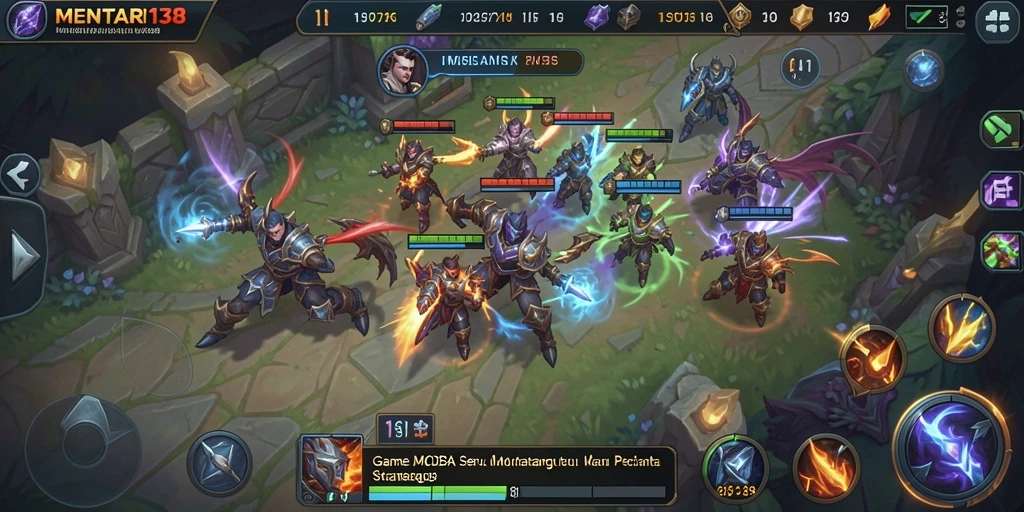 Gameplay seru dalam MENTARI138 yang menampilkan pertarungan tim.