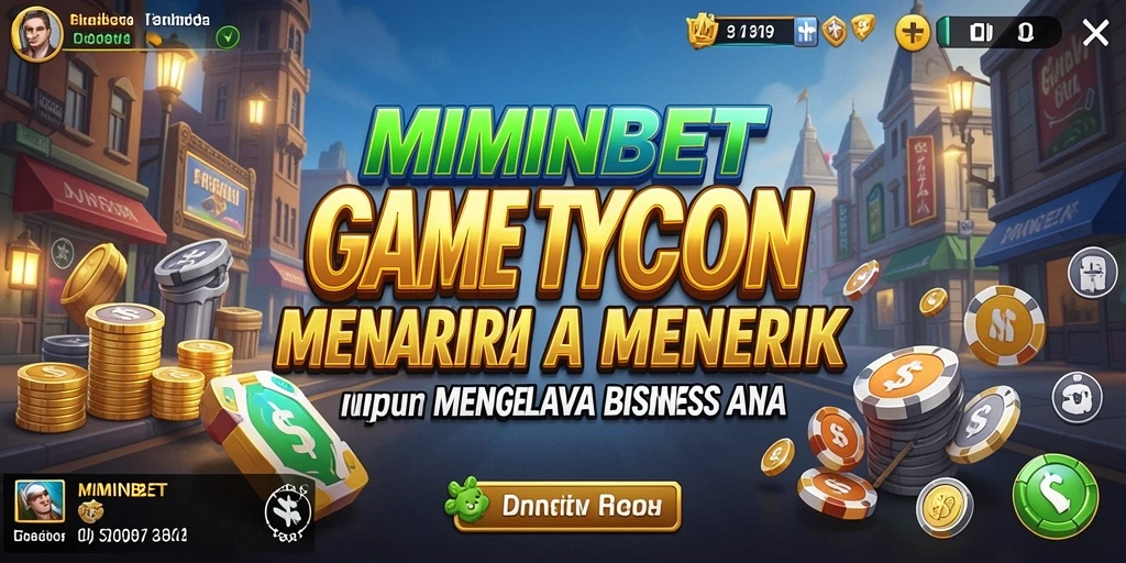 Tampilan gameplay MIMINBET yang menarik dan mendidik dalam dunia Tycoon.