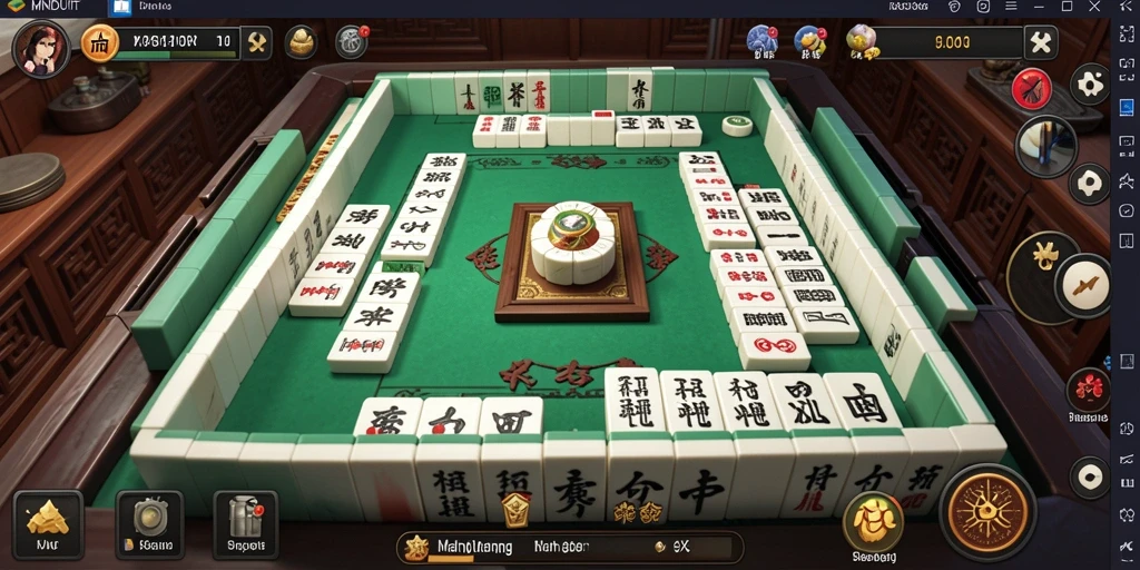 Tampilan gameplay menarik dari game Mahjong MNDUIT.
