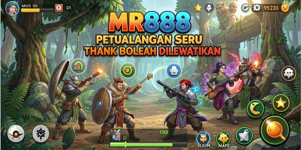 Screenshot gameplay MR888 menampilkan petualangan yang mendebarkan.