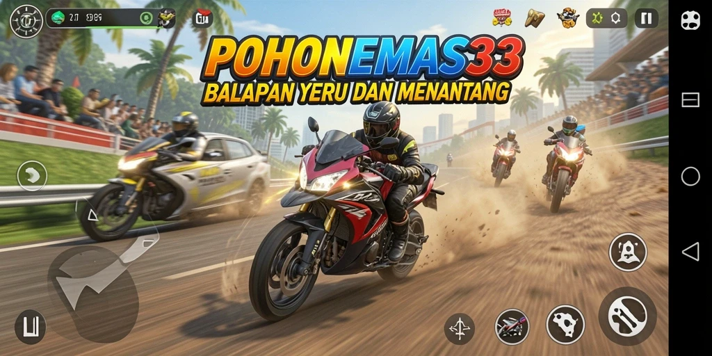 Tampilan gameplay seru dan mendebarkan dari POHONEMAS33.