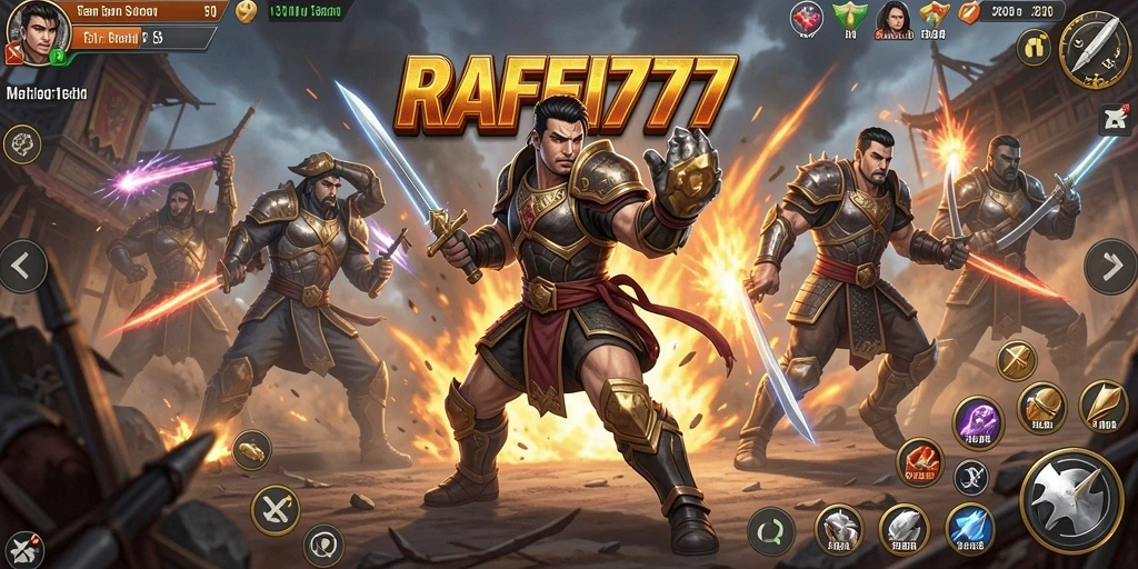 Screenshot menampilkan gameplay mengesankan di RAFFI777.