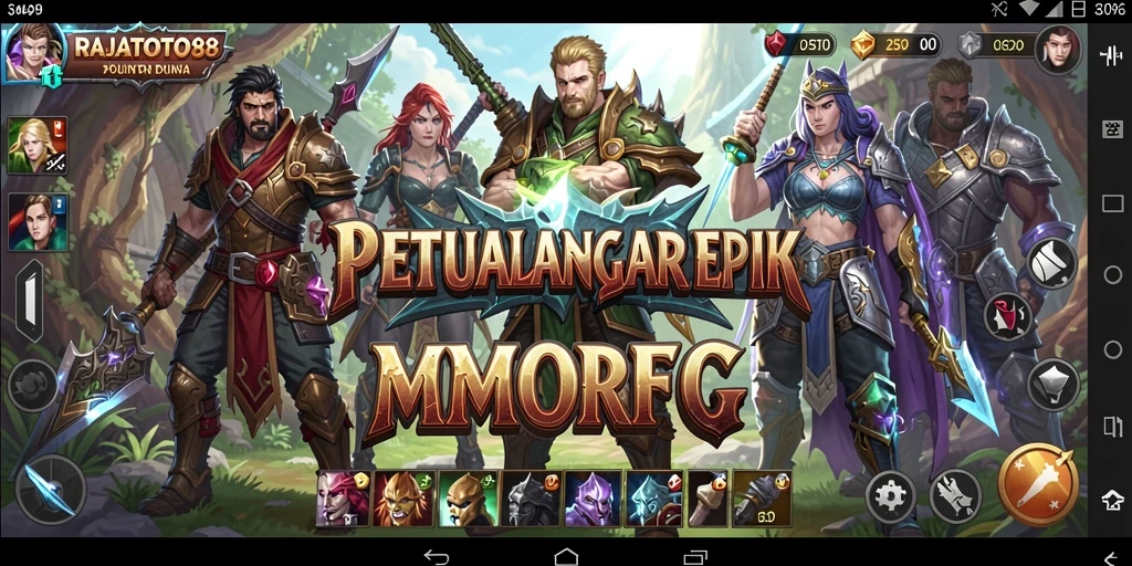 Tangkapan layar dari gameplay seru dalam RAJATOTO88.
