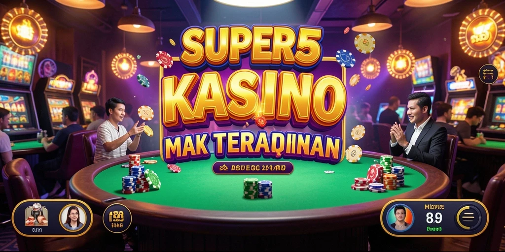 Tampilan gameplay SUPER5 yang seru dan interaktif.