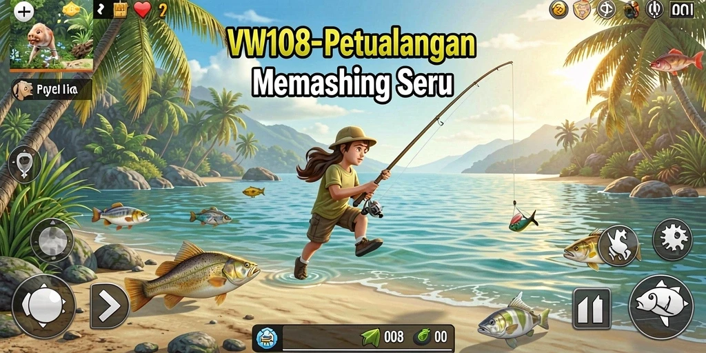 Tangkapan ikan besar dalam gameplay seru VW108.