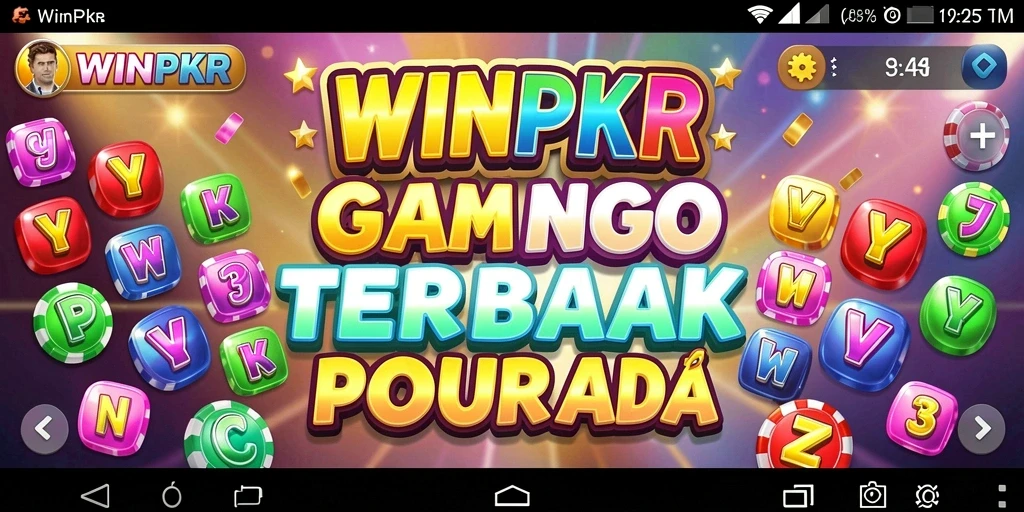 Tangkapan layar gameplay WINPKR menunjukkan momen seru saat bermain Bingo.