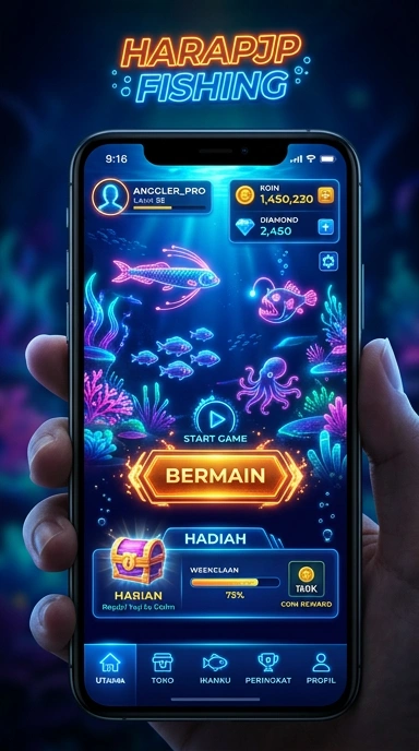 Tampilan aplikasi harapjp yang sederhana dan fungsional.